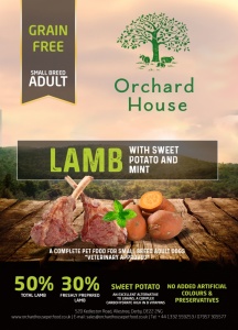 Grain Free Lamb Sweet Potato & Mint - Small Breed - Adult